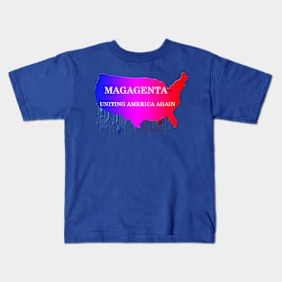 MAGAGENTA Uniting America Again on Map Kids T-Shirt